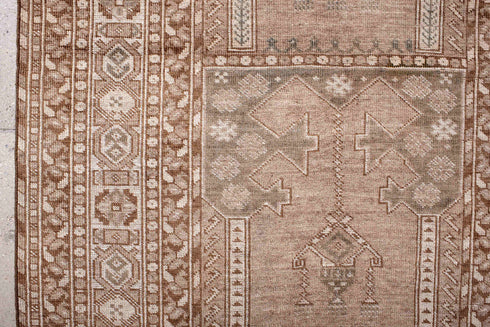Antique Afghan Area Rug (3' x 6')